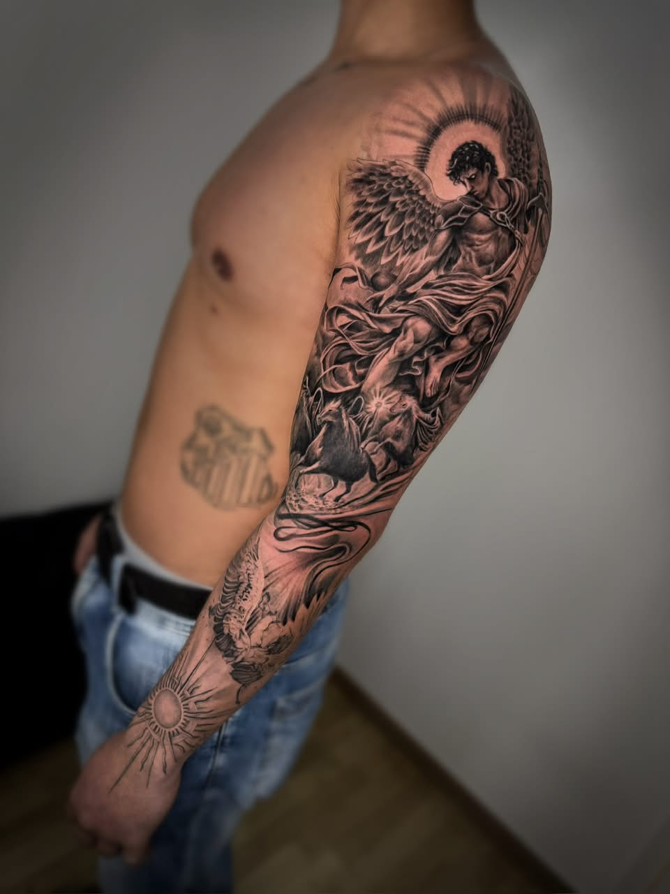 Tatuagem Realista Preto e Cinza no ABC