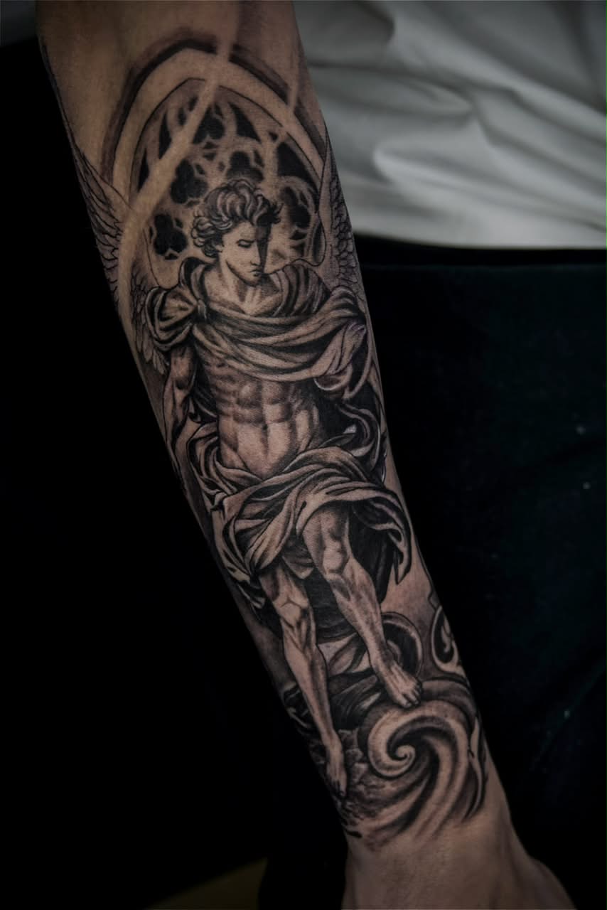 Tatuagem Realista Alto Contraste ABC Paulista